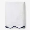 The Company Store Scalloped Edge Bath Sheet In Multi