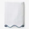 The Company Store Scalloped Edge Bath Sheet In Multi