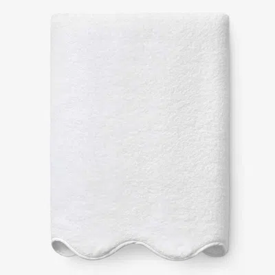 The Company Store Scalloped Edge Bath Sheet In White