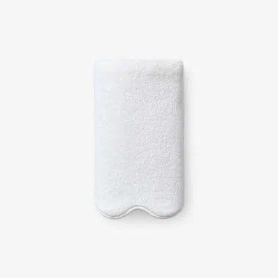 The Company Store Scalloped Edge Hand Towel In White