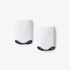 The Company Store Scalloped Edge Washcloth In Multi