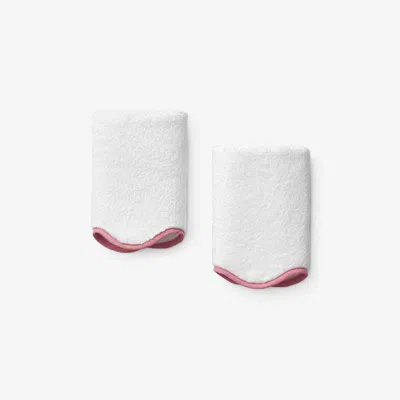 The Company Store Scalloped Edge Washcloth In Multi