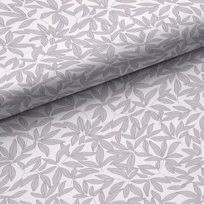 The Company Store Scattered Leaf Wallpaper In Purple