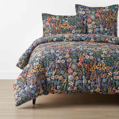 The Company Store Secret Meadow Classic Cool Cotton Percale Comforter In Multi