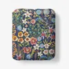 The Company Store Secret Meadow Classic Cool Cotton Percale Fitted Bed Sheet In Multi