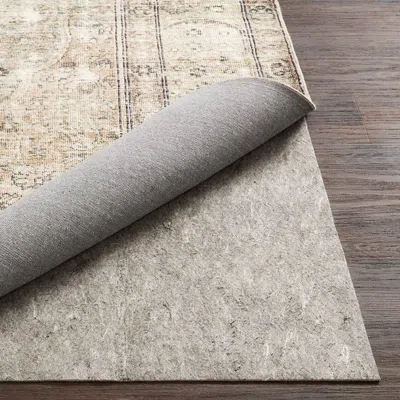 The Company Store Secure Grip Rubber Rug Pad In Gray
