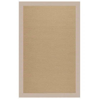 The Company Store Sisal Sunbrella Bordered Rug In Beige
