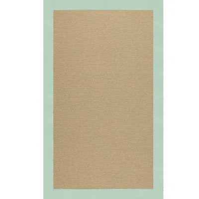 The Company Store Sisal Sunbrella Bordered Rug In Green