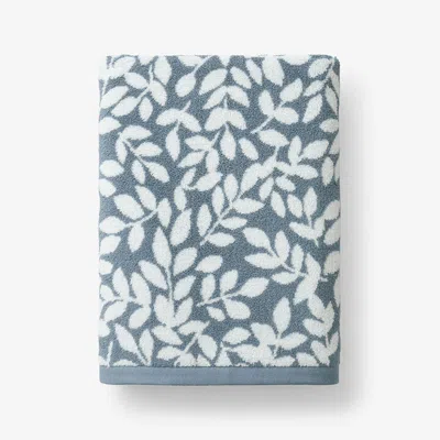 The Company Store Sloane Bath Towel In Blue