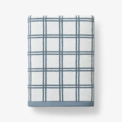 The Company Store Sloane Bath Towel In Blue