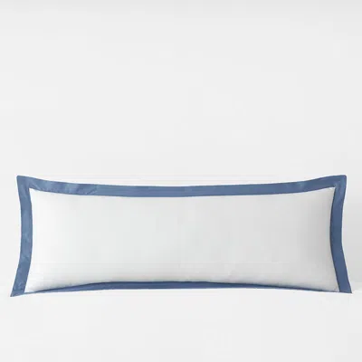 The Company Store Solid Border Classic Cool Cotton Percale Sham In Multi