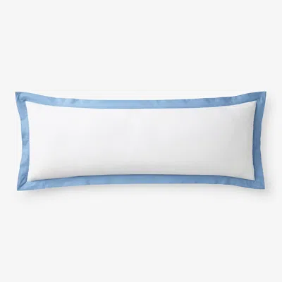 The Company Store Solid Border Classic Cool Cotton Percale Sham In Multi