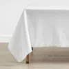 The Company Store Solid Fringe Tablecloth In White