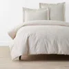 The Company Store Solid Garment Washed Cotton Percale Duvet Cover In White