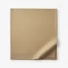 The Company Store Solid Garment Washed Cotton Percale Flat Bed Sheet In Brown