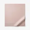 The Company Store Solid Garment Washed Cotton Percale Flat Bed Sheet In Pink