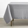 The Company Store Solid Linen Tablecloth In Pearl Gray