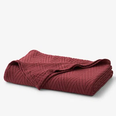 The Company Store Somerset Blanket In Red