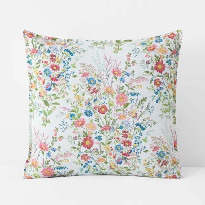 The Company Store Springtime Bouquets Sham In White