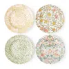 The Company Store Standen Salad Plates, Set Of 4 In Green