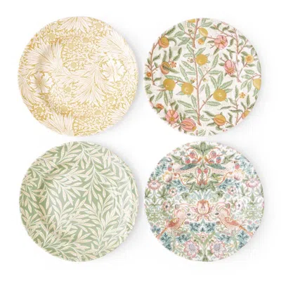 The Company Store Standen Salad Plates, Set Of 4 In Green