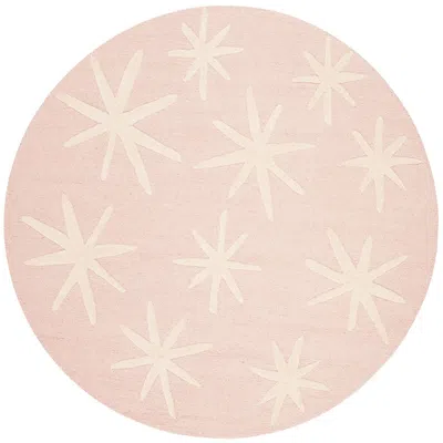 The Company Store Star Hand Tufted Wool Rug In Pink