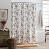 The Company Store Stem Florals Premium Smooth Wrinkle-free Sateen Shower Curtain In Multi