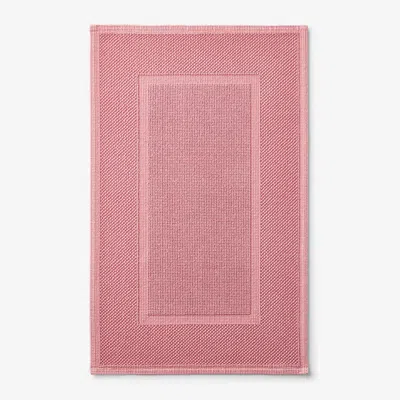 The Company Store Sterling Cotton Bath Mat In Pink