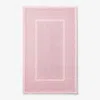 The Company Store Sterling Cotton Bath Mat In Soft Pink