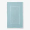 The Company Store Sterling Cotton Bath Mat In Teal/turquoise Blue