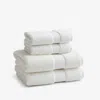 The Company Store Sterling Supima® Cotton 4-piece Bath & Hand Towel Set In Ivory