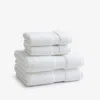 The Company Store Sterling Supima® Cotton 4-piece Bath & Hand Towel Set In White