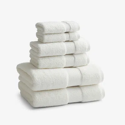 The Company Store Sterling Supima® Cotton 6-piece Bath Set In Ivory
