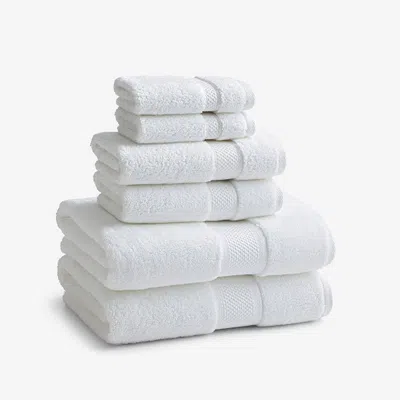 The Company Store Sterling Supima® Cotton 6-piece Bath Set In White