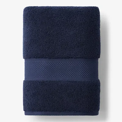 The Company Store Sterling Supima® Cotton Bath Sheet In Blue