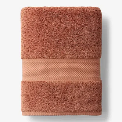 The Company Store Sterling Supima® Cotton Bath Sheet In Terracotta Orange
