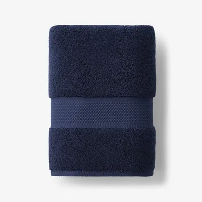 The Company Store Sterling Supima® Cotton Bath Towel In Blue