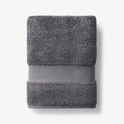The Company Store Sterling Supima® Cotton Bath Towel In Dark Gray