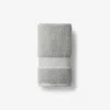The Company Store Sterling Supima® Cotton Hand Towel In Light Gray