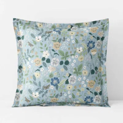 The Company Store Strawberry Fields Classic Cool Cotton Percale Reversible Sham