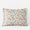 The Company Store Strawberry Fields Classic Cool Cotton Percale Sham In Multi