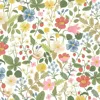 The Company Store Strawberry Fields Traditional Wallpaper In White