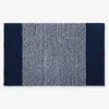 The Company Store Striped Bath Rug In Blue
