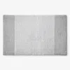 The Company Store Striped Bath Rug In Gray