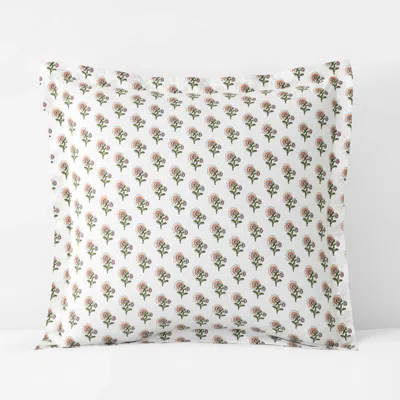 The Company Store Suhana Garment Washed Cotton Percale Sham In White