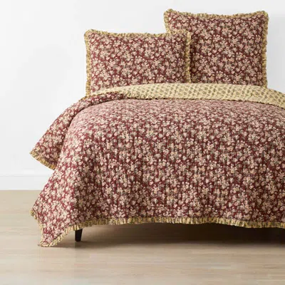 The Company Store Suhana Reversible Ruffle Quilt In Multi