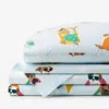 The Company Store Summer Prints Classic Cool Cotton Percale Bed Sheet Set