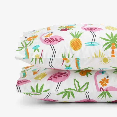 The Company Store Summer Prints Classic Cool Cotton Percale Pillowcase Set In Multi