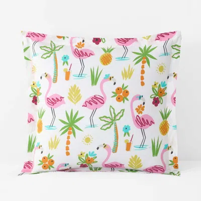 The Company Store Summer Prints Classic Cool Cotton Percale Sham In Multi