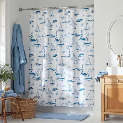 The Company Store Summer Prints Classic Cool Cotton Percale Shower Curtain